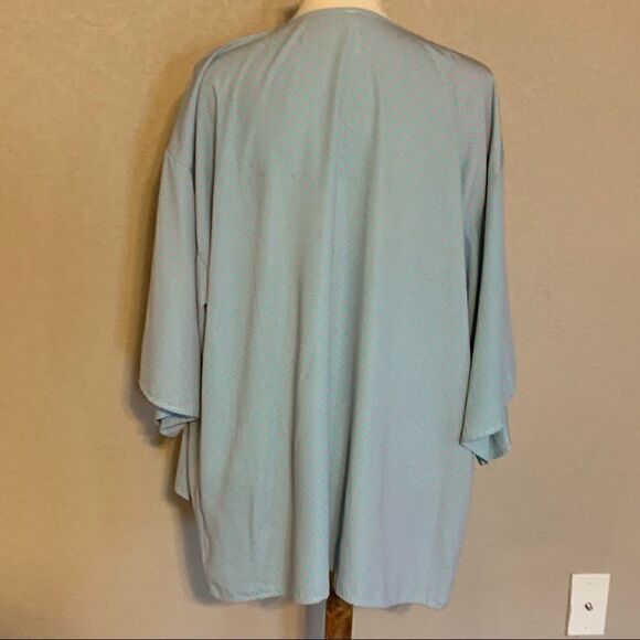 Primi Teal & Hot Pink Geometric Kimono M Swim Cov - Picture 5 of 12